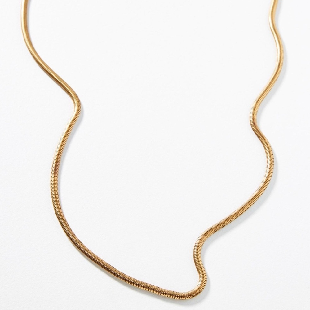 Nwt Anthropologie Pierson Gold Chain Necklace